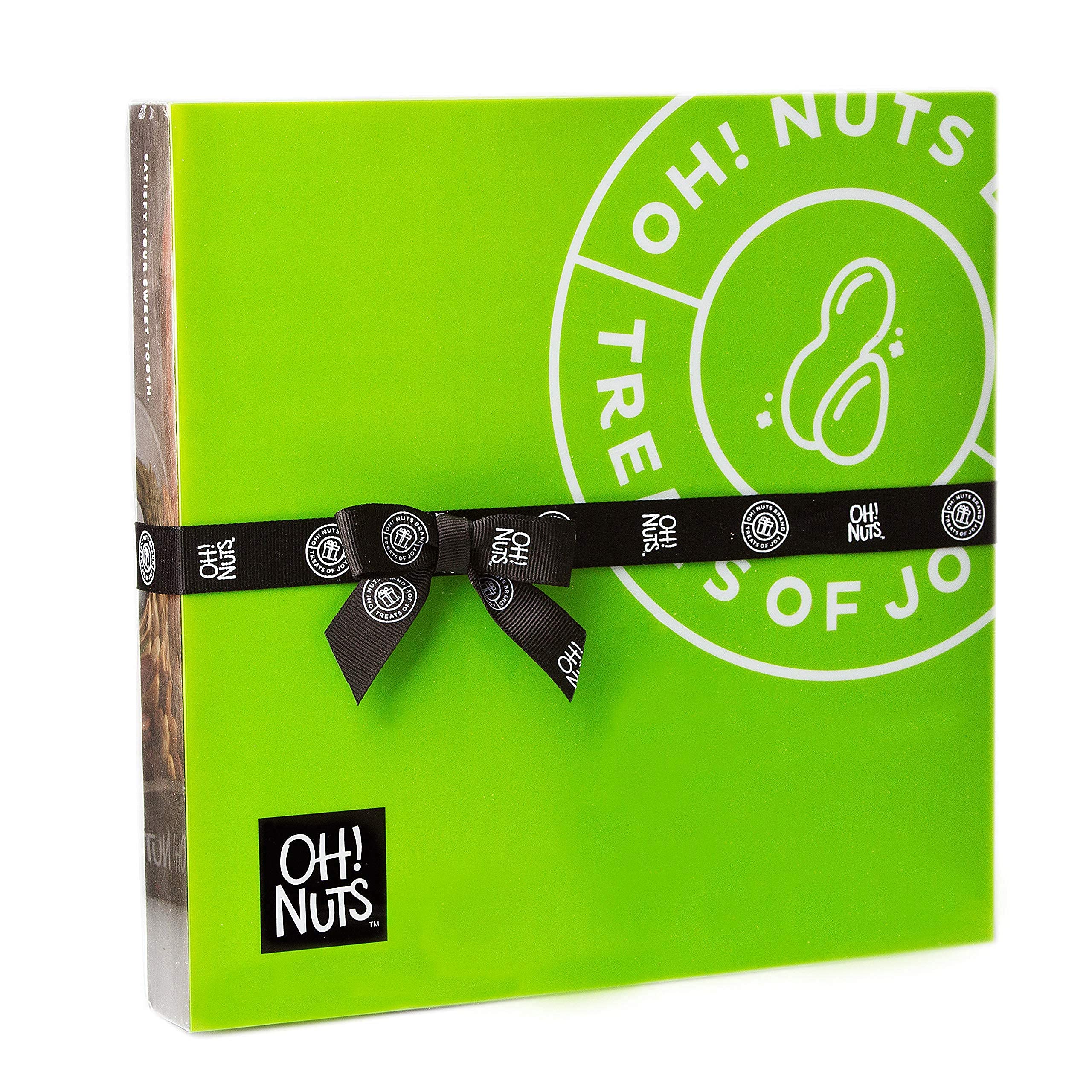 Oh! Nuts 9 Variety Nuts Gift Basket - Healthy Gift Baskets - Gourmet Assorted Nuts Tray - Gift Box for Holiday, Movie Night, Corporate, Families - Gift Ideas for Men and Women - Image 6