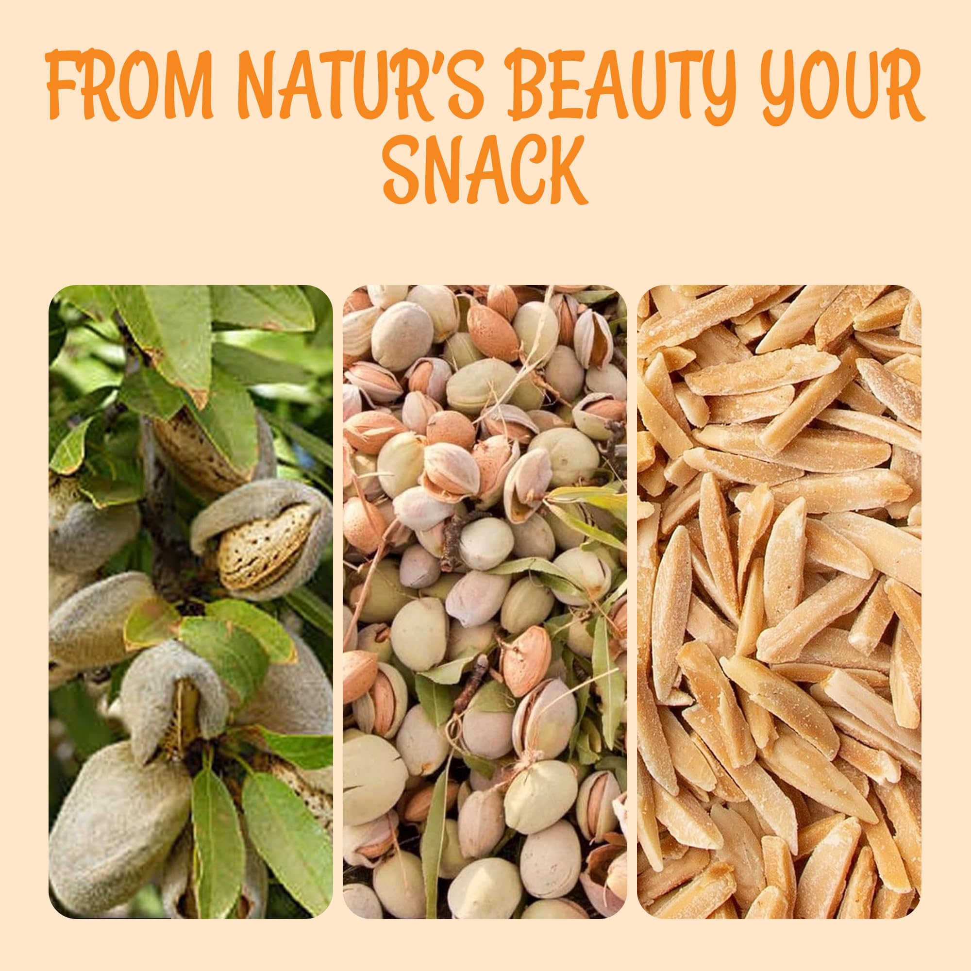 Oh! Nuts Almonds Toasted Slivered - Raw - 100% Natural - 1 lb - High-Protein Almonds - Packed in New York Zip-Seal Bag for Exceptional Freshness - Image 6