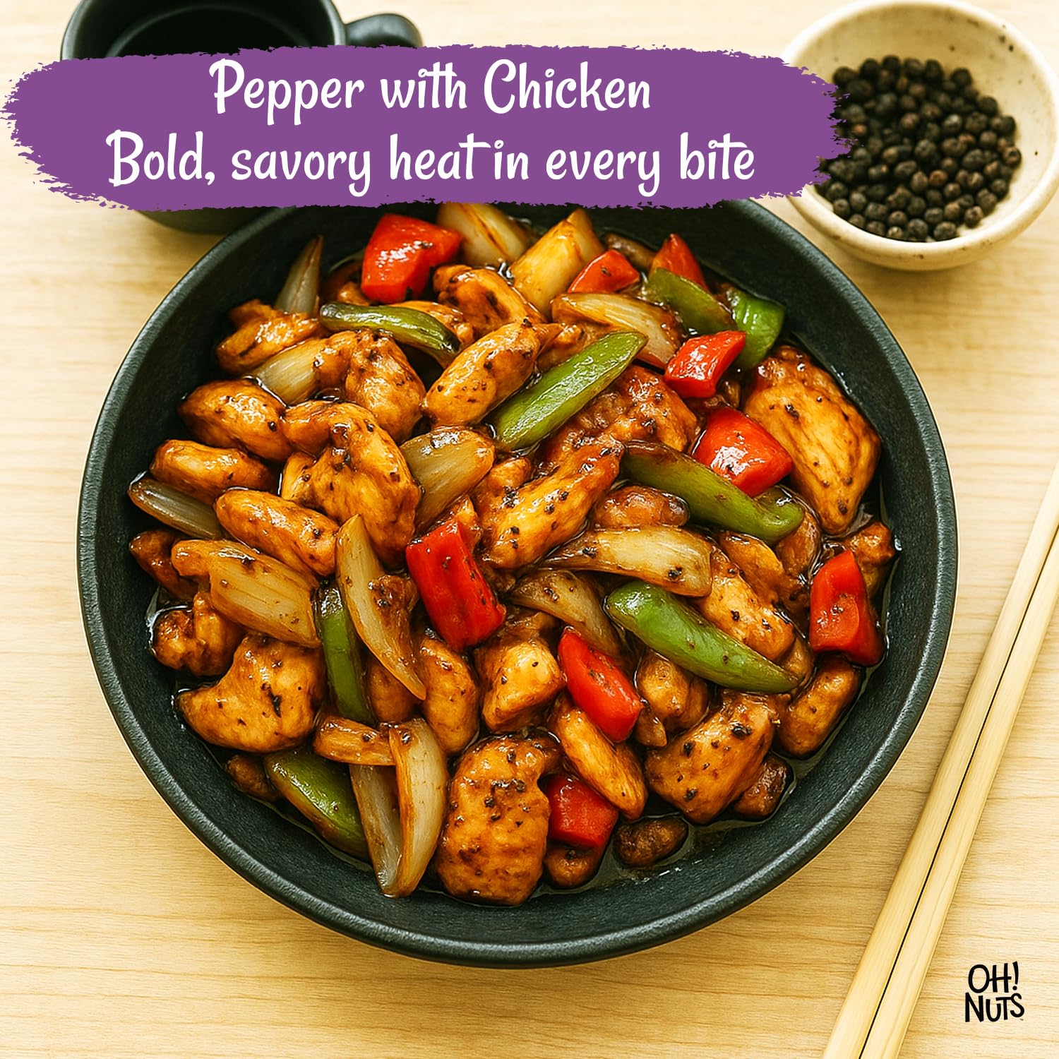 Oh! Nuts Black Pepper Ground, 16 oz Value Bag - Includes Empty Jar + Measuring Spoon, Extra Fresh & Aromatic - Naturally Non-GMO - Used by Top Chefs - Image 4