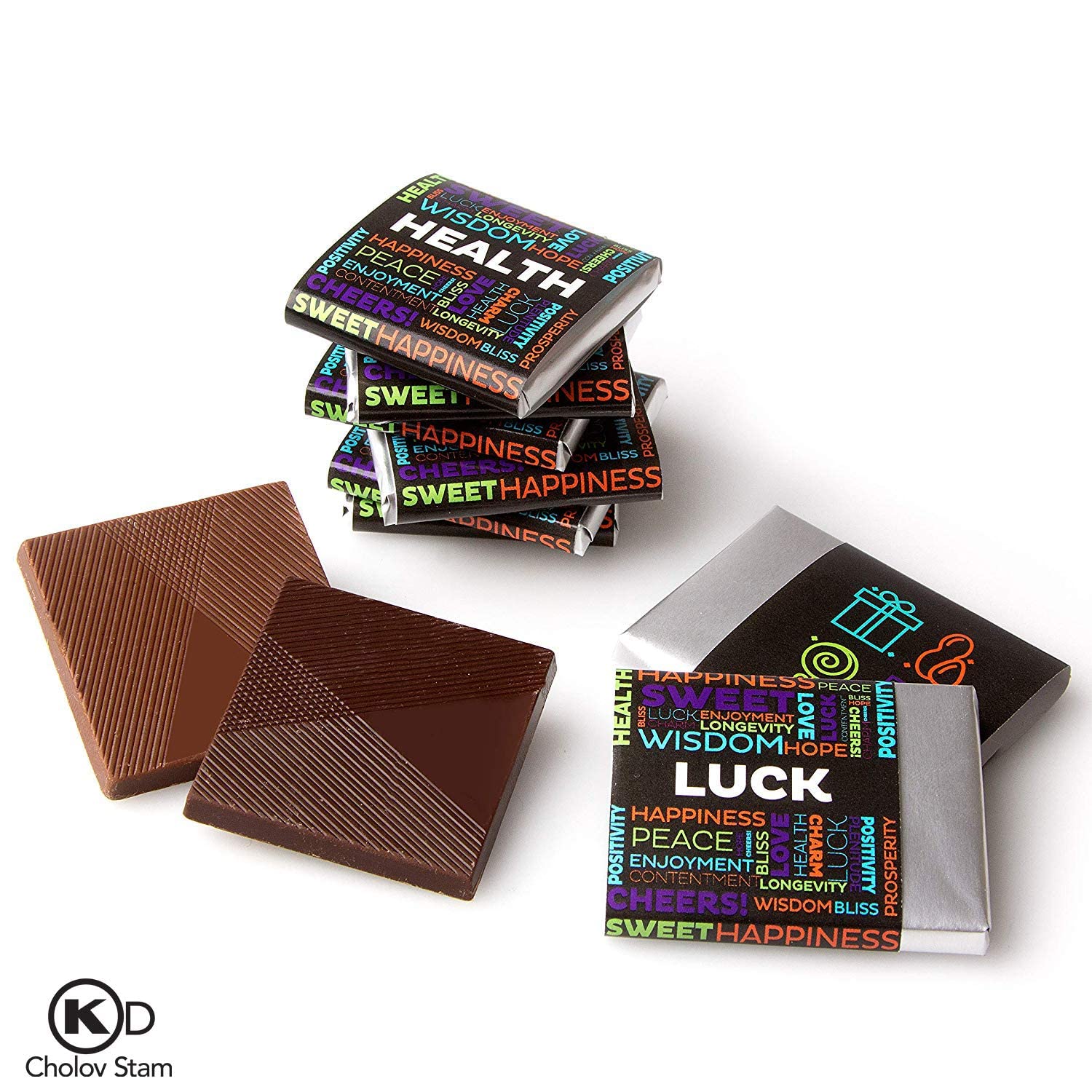 Oh! Nuts Chocolate Gift Basket - Gourmet Belgium Chocolates Gifts Baskets - Assorted Flavors Chocolate Blessings Wishes Gifts Box - Perfect for Holiday, Family, Corporate, Men & Women - 20 PCs - Image 4