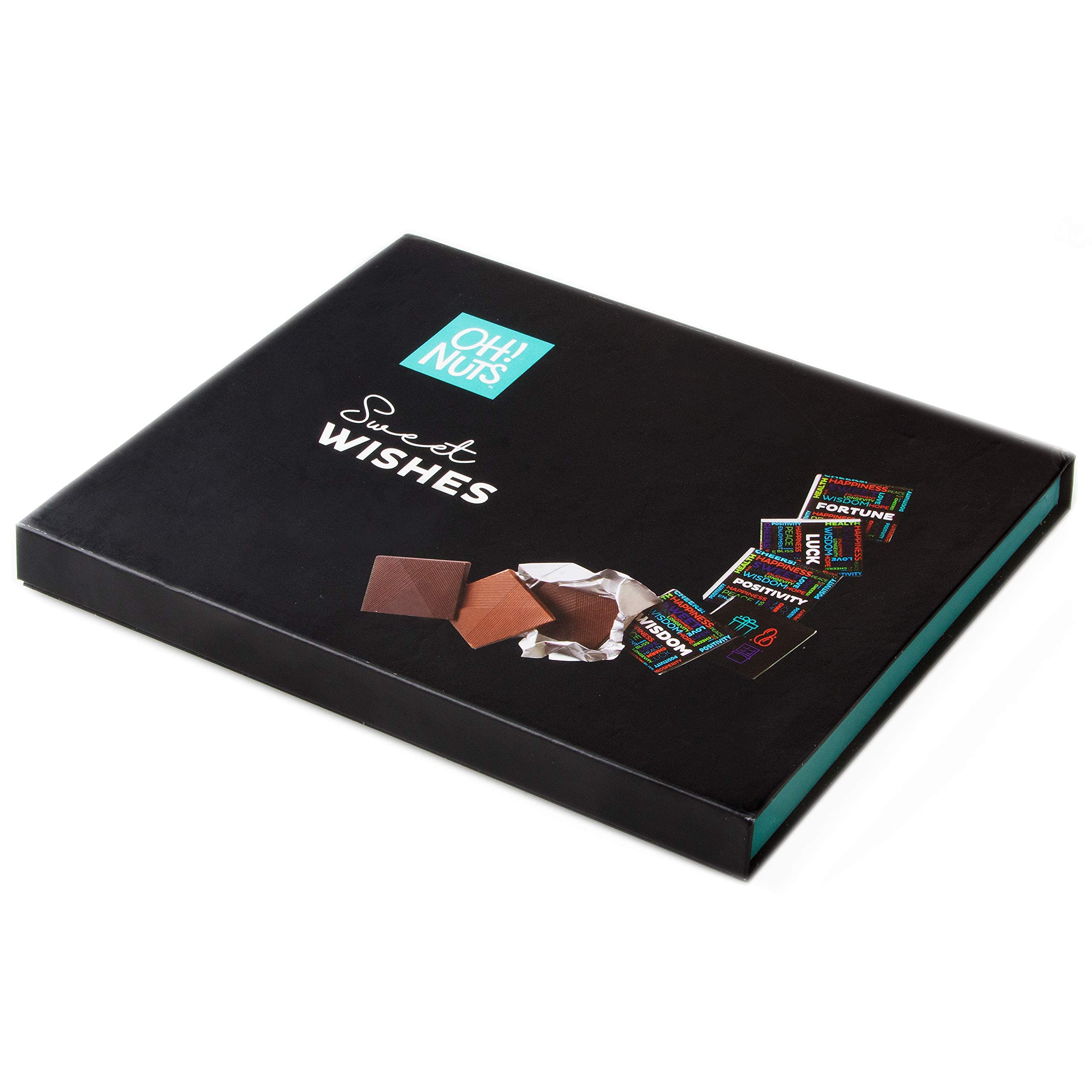 Oh! Nuts Chocolate Gift Basket - Gourmet Belgium Chocolates Gifts Baskets - Assorted Flavors Chocolate Blessings Wishes Gifts Box - Perfect for Holiday, Family, Corporate, Men & Women - 20 PCs - Image 5