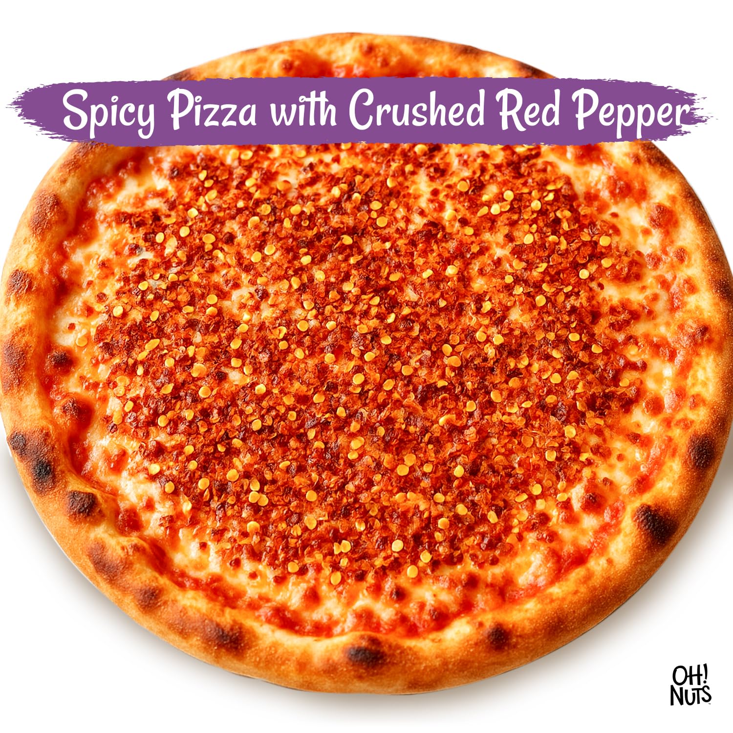 Oh! Nuts Crushed Red Pepper Flakes, 16 oz Value Bag - Includes Empty Jar + Measuring Spoon, Extra Fresh & Aromatic - Naturally Non-GMO - Used by Top Chefs - Image 3