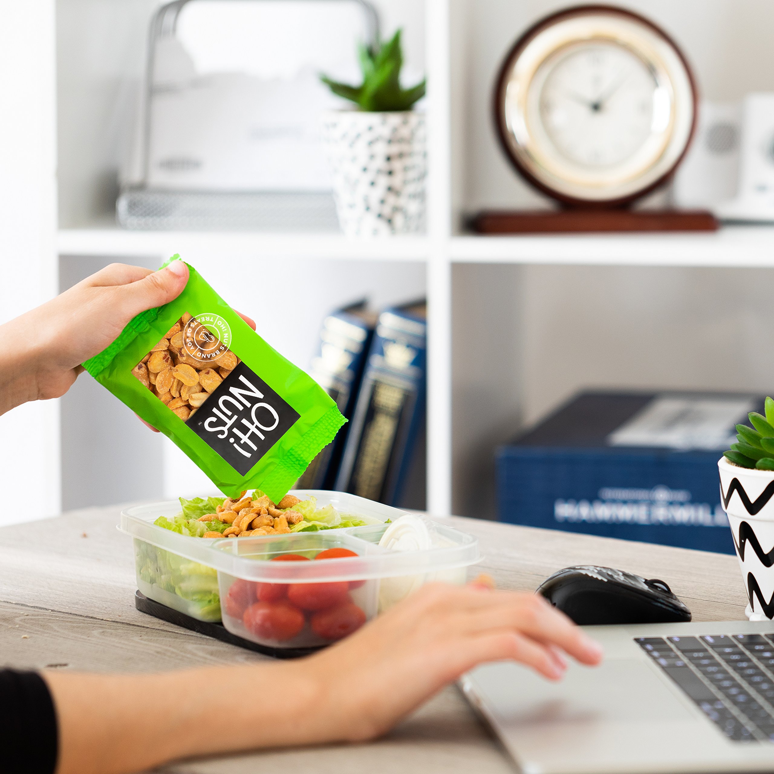 Oh! Nuts Flavored Peanut Roasted Salted Individual Nut Snacks for On-the-Go - 12 Convenient Nut Snacks for School - Bulk Nuts Variety - Individual Packs (1.5 oz Each) - Image 4