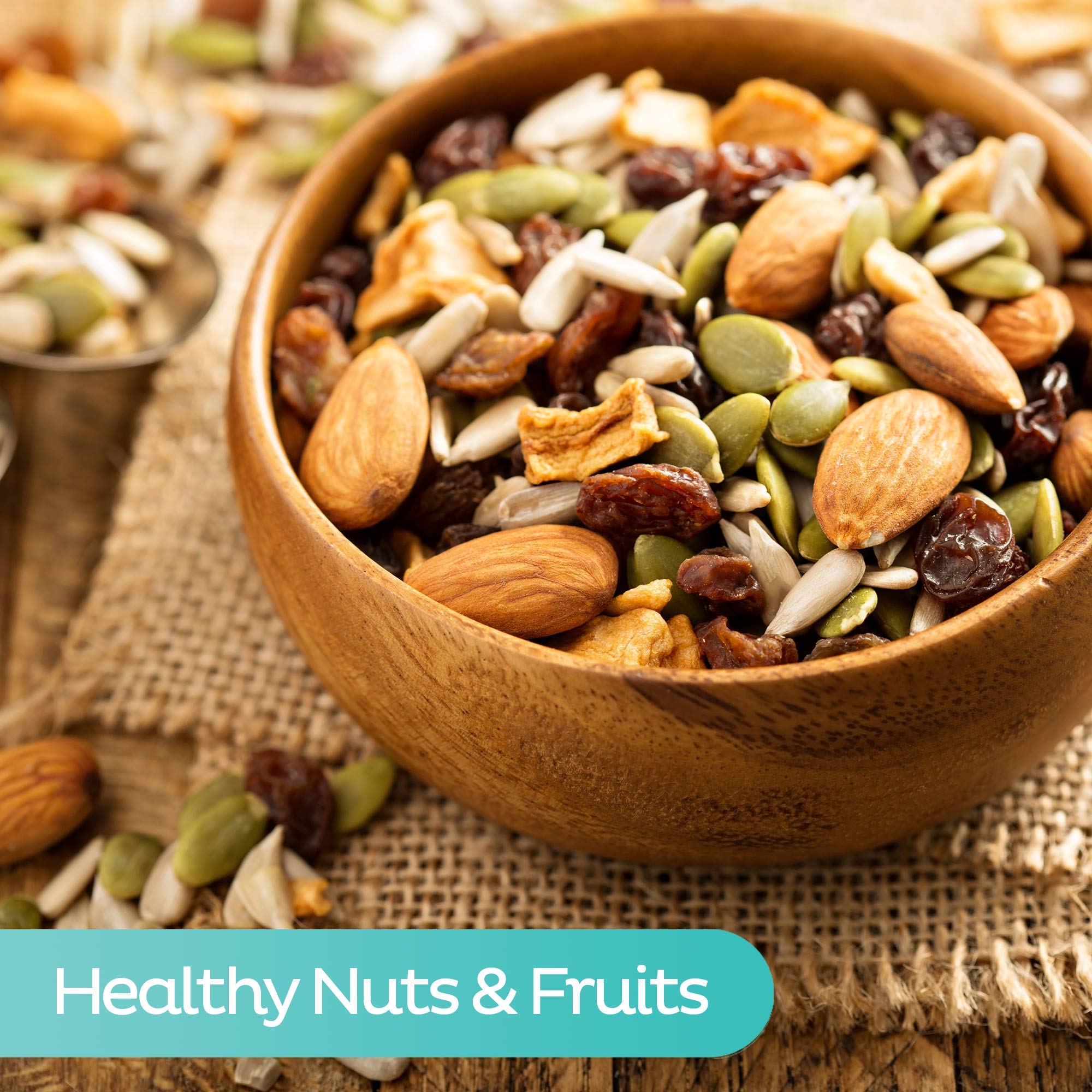 Trail Mix Individual Nut Snacks for On-the-Go | 12 Convenient Nut Snacks for School | Bulk Nuts Variety | Individual Packs (1.5 oz Each) by Oh Nuts - Image 4