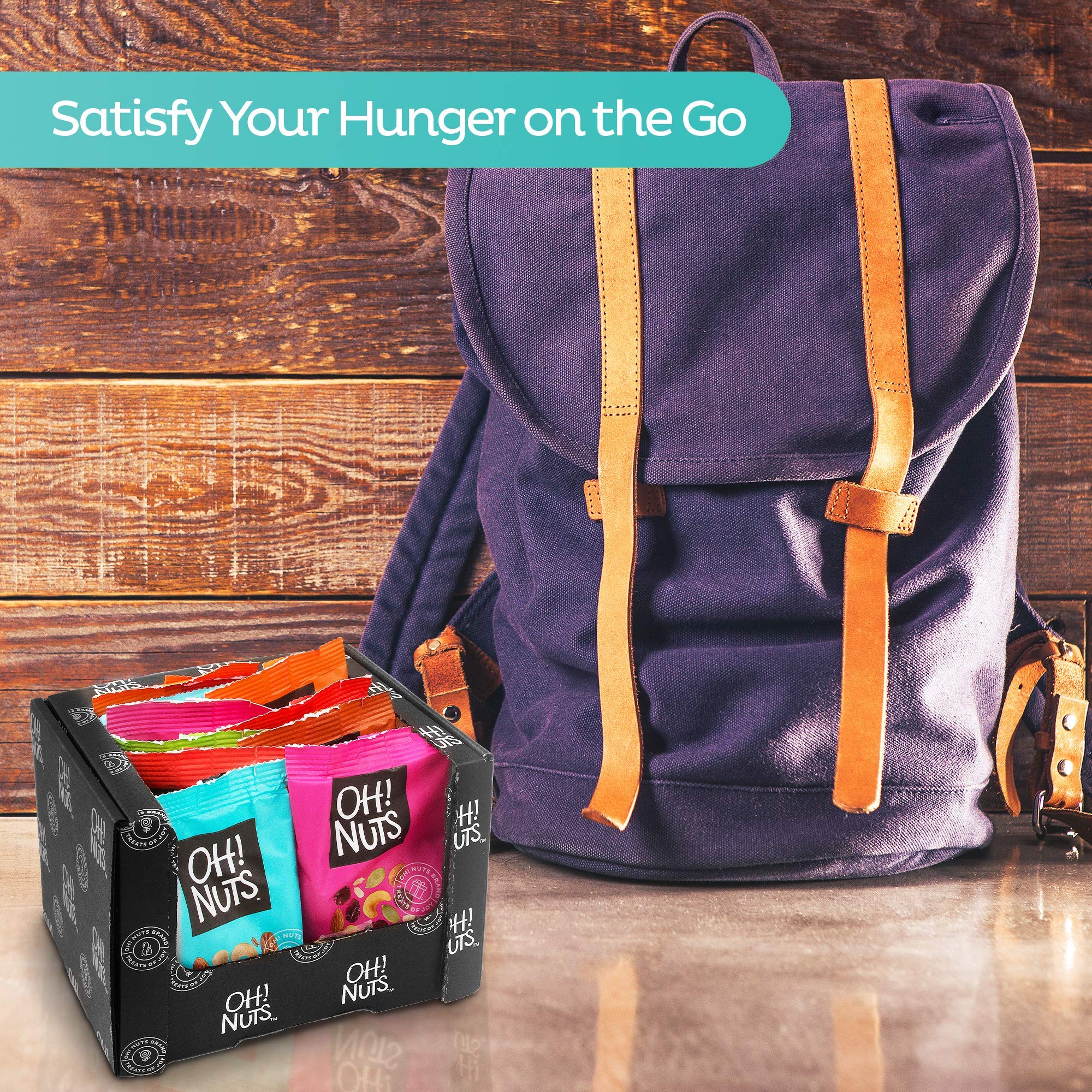Trail Mix Individual Nut Snacks for On-the-Go | 12 Convenient Nut Snacks for School | Bulk Nuts Variety | Individual Packs (1.5 oz Each) by Oh Nuts - Image 5