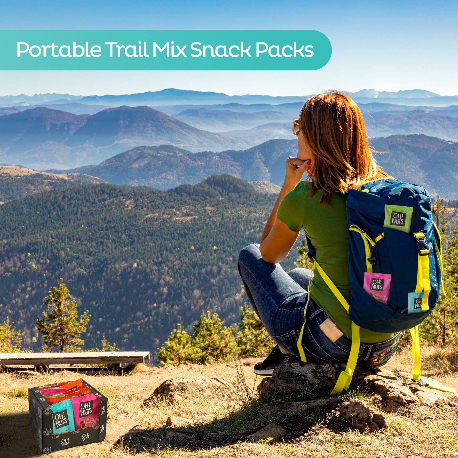 Trail Mix Individual Nut Snacks for On-the-Go | 12 Convenient Nut Snacks for School | Bulk Nuts Variety | Individual Packs (1.5 oz Each) by Oh Nuts - Image 7